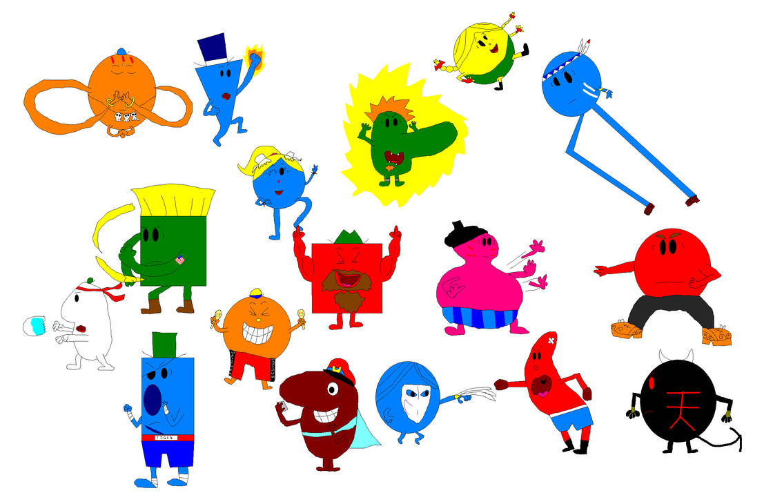 Mr. Men and Little Miss Street Fighter by 2Funny89 on DeviantArt