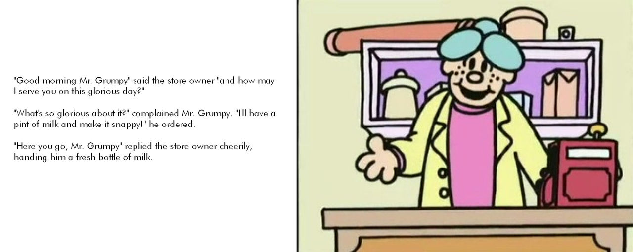 Mr. Grumpy is Finally Smiling 9 by 2Funny89 on DeviantArt