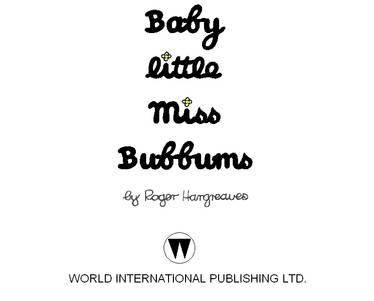 Baby Little Miss Bubbums back cover by 2Funny89 on DeviantArt