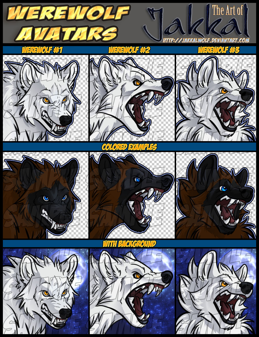 Halloween 2016 Werewolf Avatars!