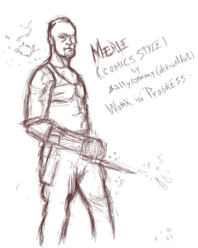 Merle Character MERLE - Sketch by Sallysammy on DeviantArt
