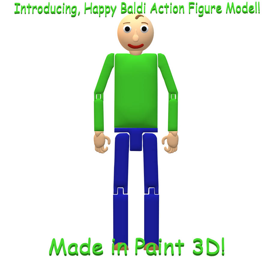 Happy Math Baldi Happy Baldi Action Figure Model by NeoblastonDA on DeviantArt