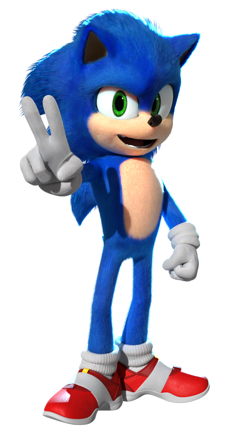 New Sonic 2 Movie Render (In Png) - Sonic! by snowf67 on DeviantArt