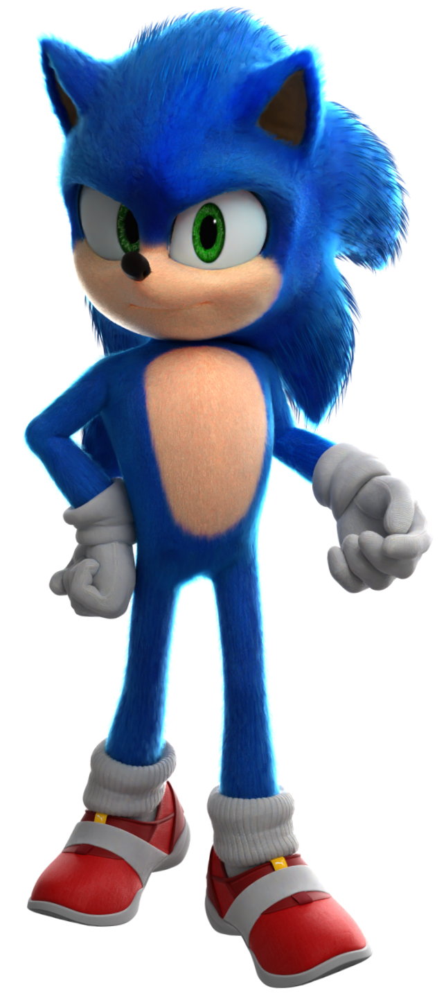 New Sonic 2 Movie Render (In Png) - Sonic! by snowf67 on DeviantArt