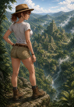 Jane Kingston in the Amazon Rain Forest