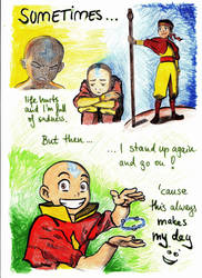 happymaker thing avatar aang