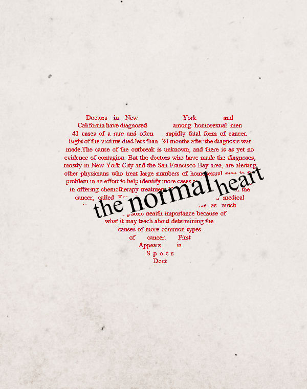 Normal Jeart The Normal Heart by jvoom on DeviantArt