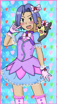 Magical girl James and Morpeko