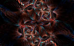 redblue swirls with blue bubbles by Andrea1981G
