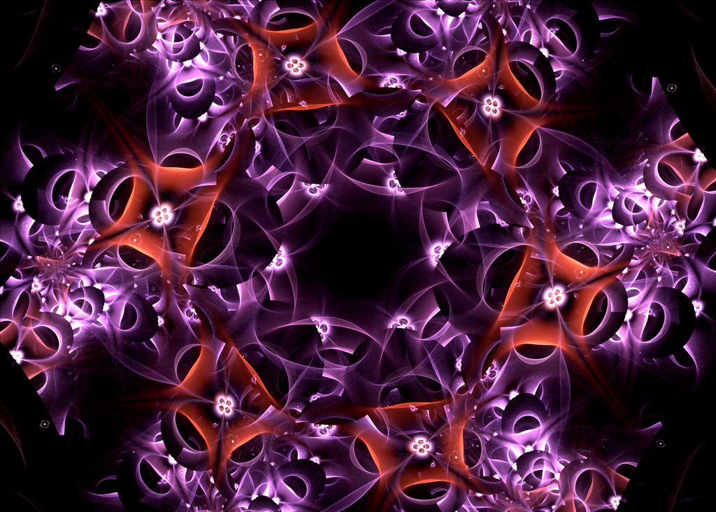 violet glass pattern
