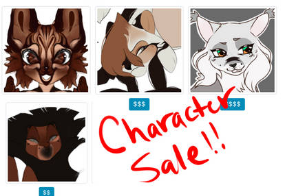 Character Sale!