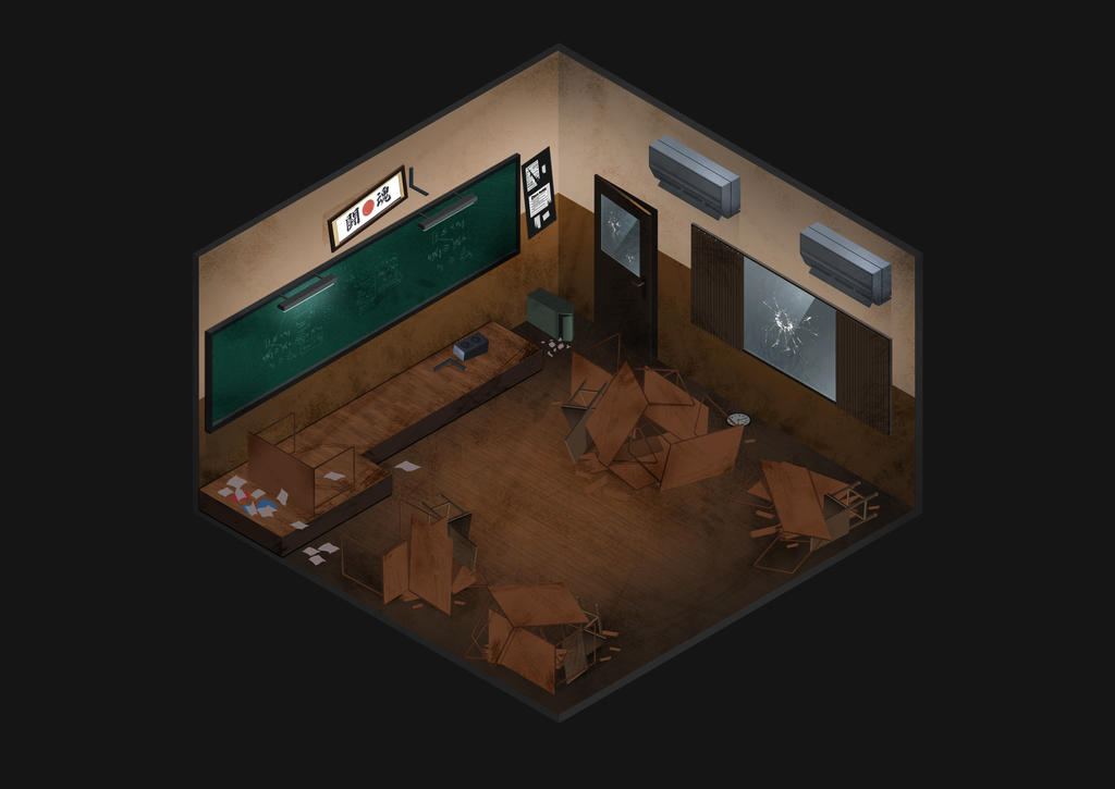 Classroom - Destroy level 1 by z-LuanXeko-z on DeviantArt