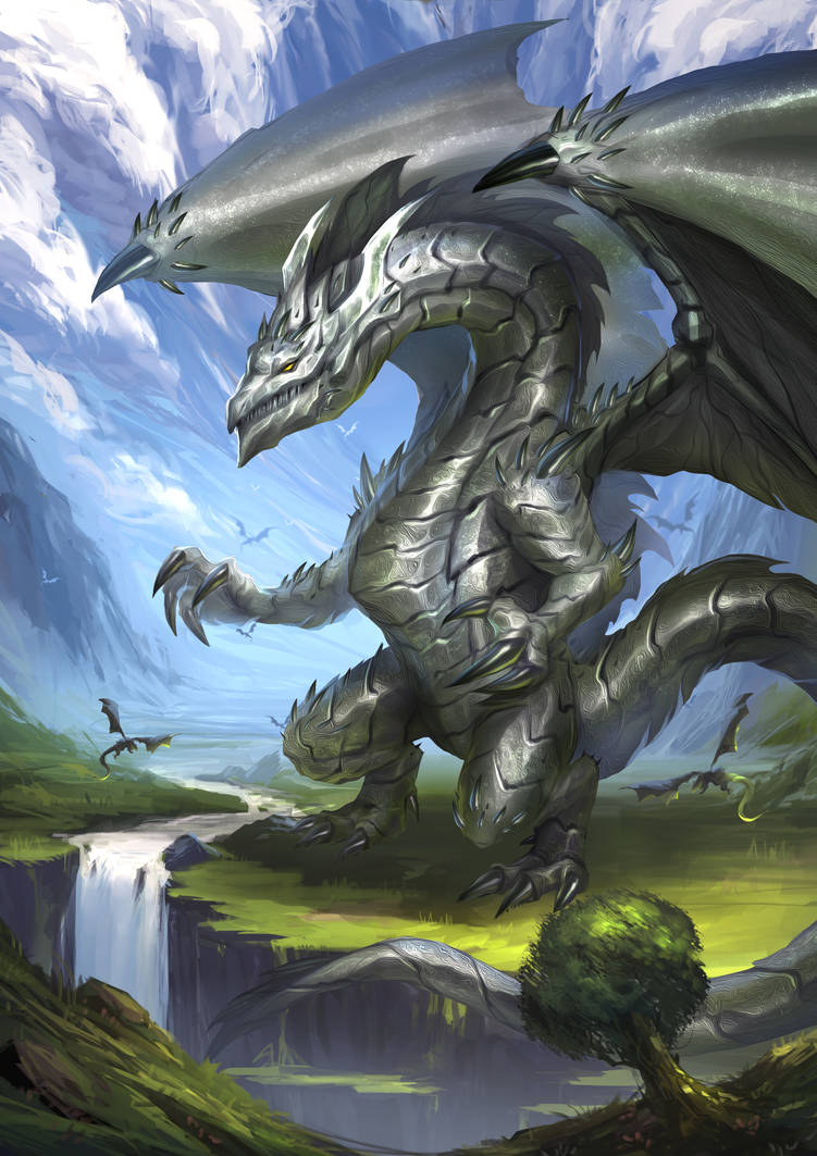Silver Dragon by z-LuanXeko-z on DeviantArt