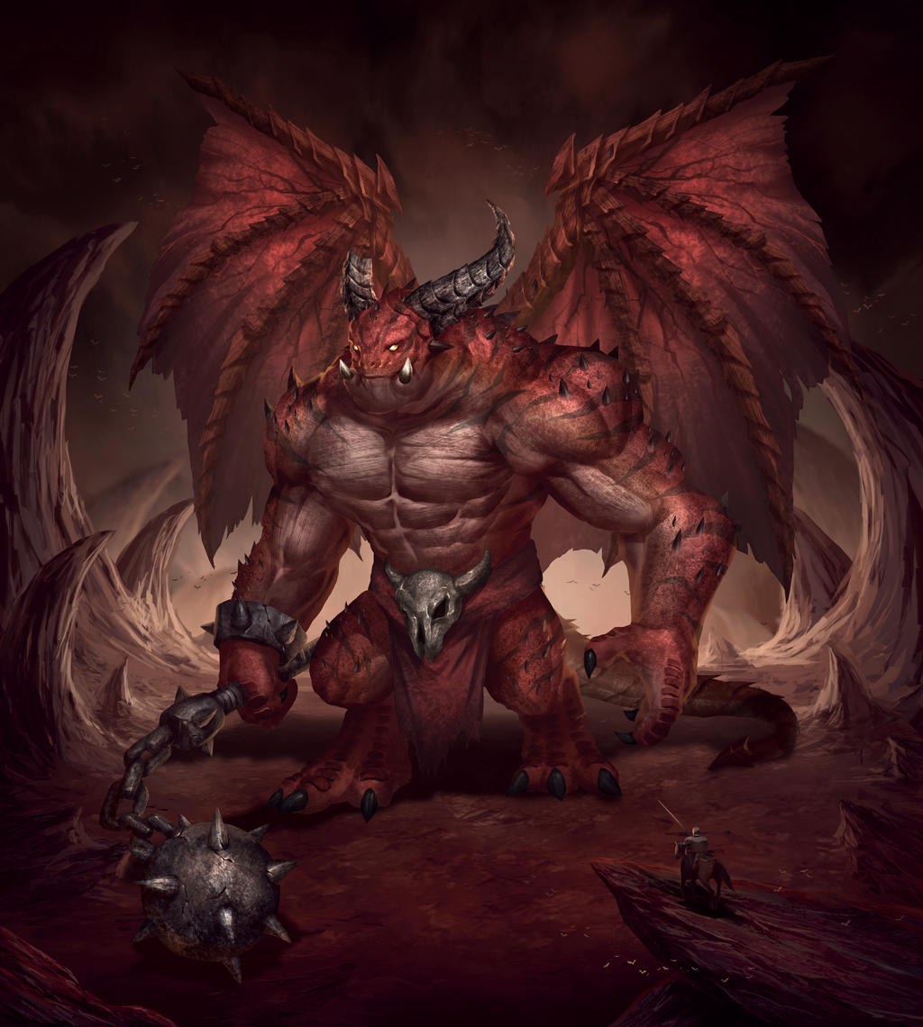 Pre Work Demon Commission Work - Demon by z-LuanXeko-z on DeviantArt