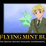 flying mint bunny