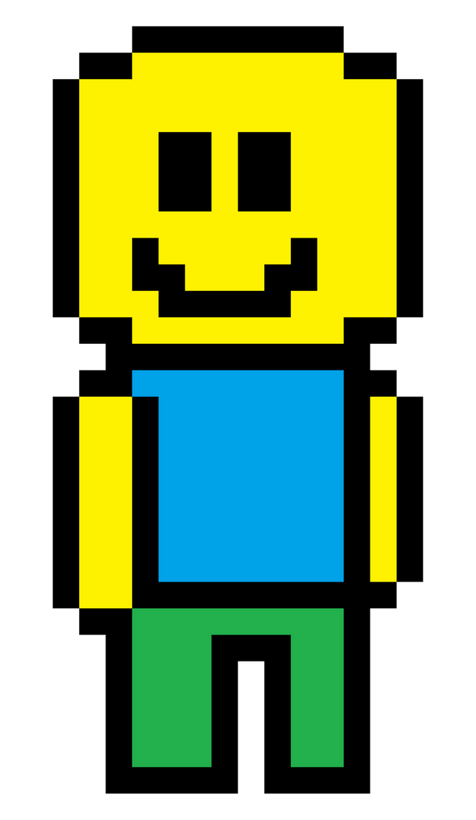 stick man roblox in 2023  Funny smile, Pixel art, 8 bit