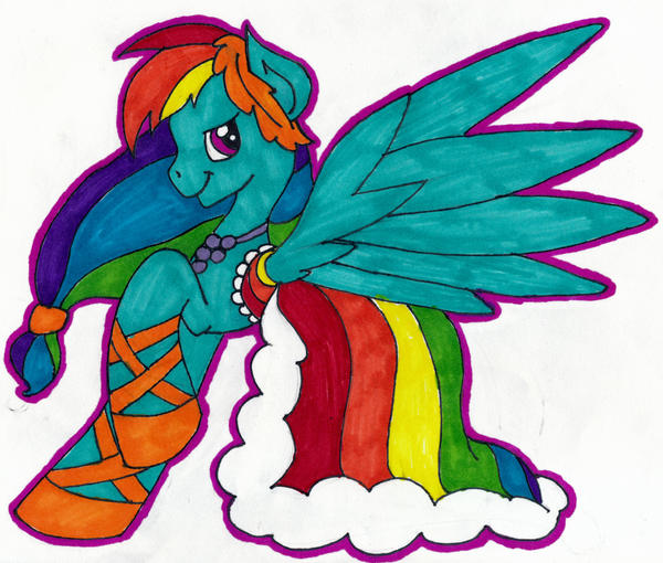 Rainbow Dash at the Gala