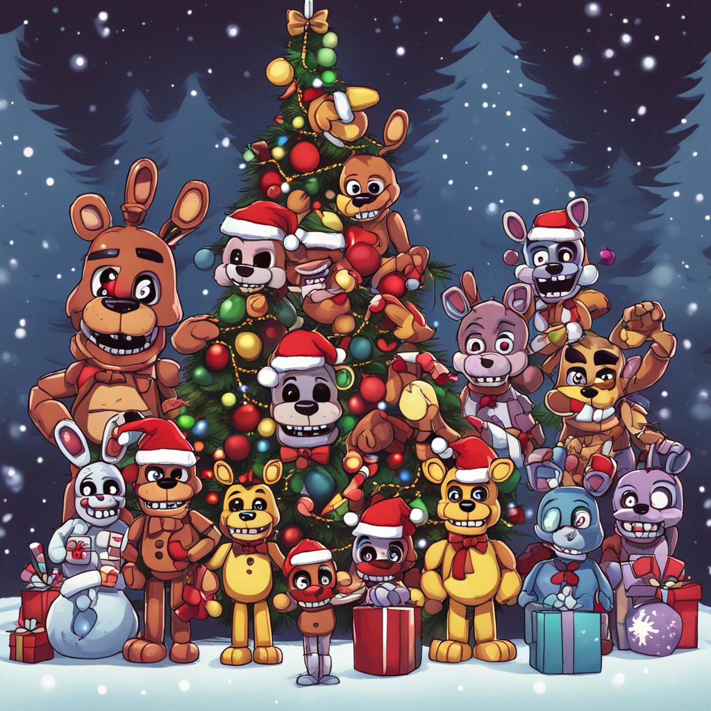 Christmas fnaf by L0k3y4400 on DeviantArt
