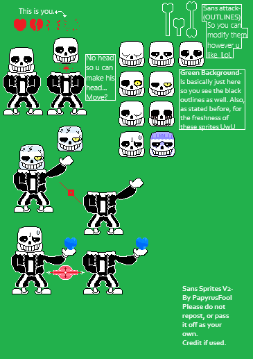 Undertale) SANS sprite V2 by G.O.S. (me) (read de by guardianofskeleto on  DeviantArt