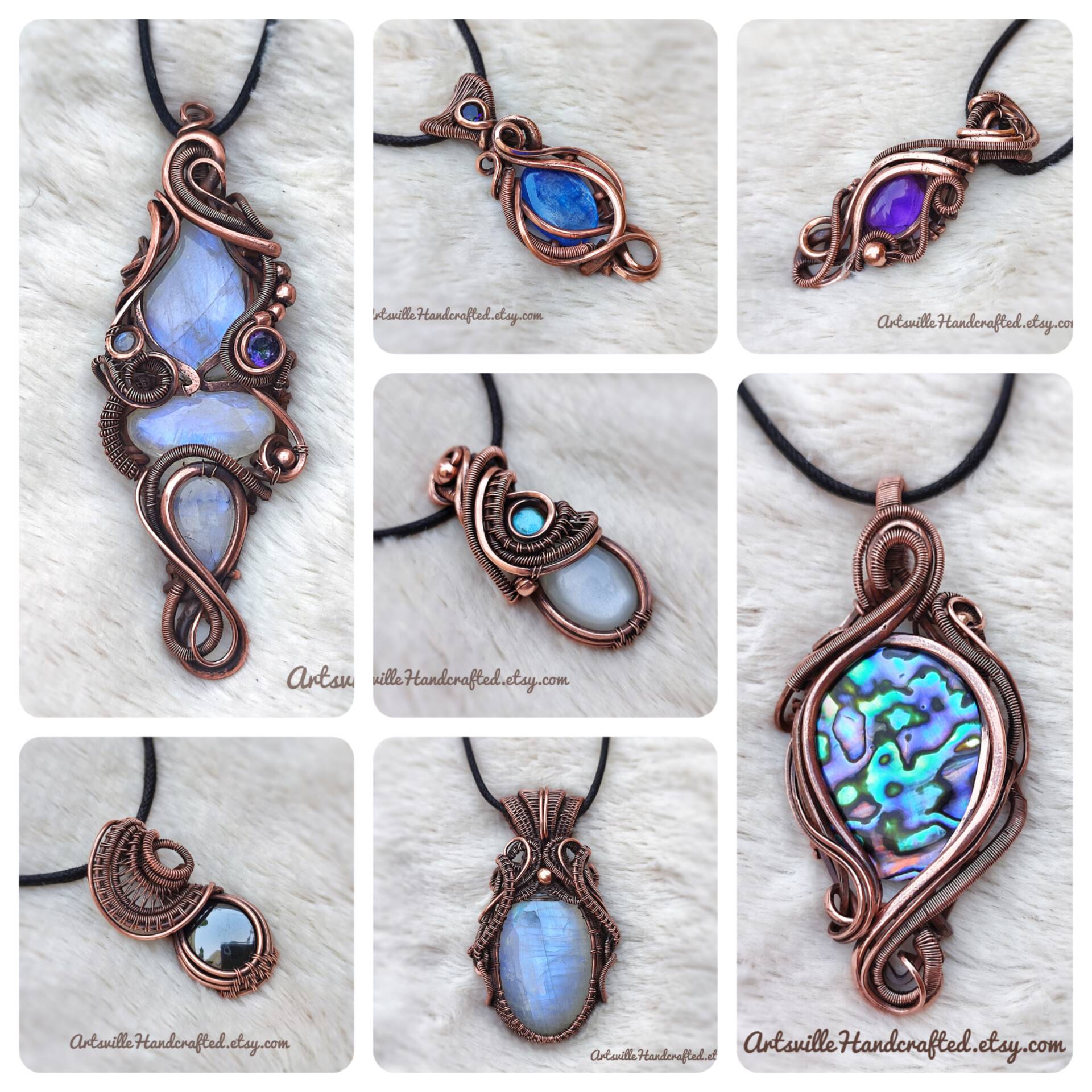 Wire Wraps by ArtsvilleHandcrafted on DeviantArt