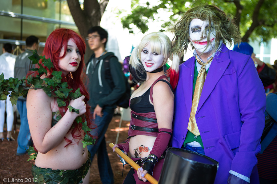 Harley, Joker, and Ivy