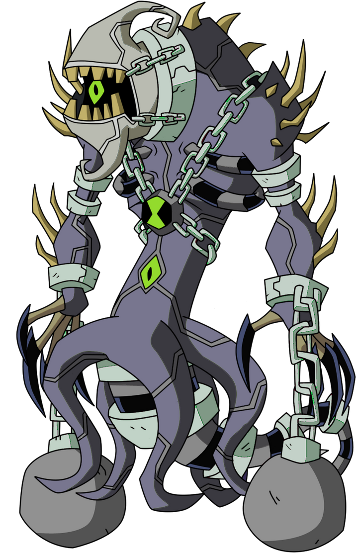 Young Ben UOV Ultimate Ghostfreak (True Form) by ben10ultimateomniver