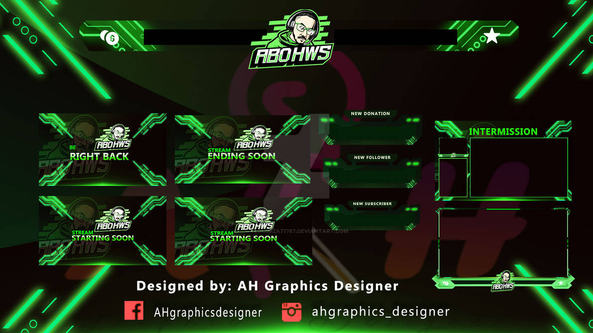 Preview of twitch streaming layouts. by alihamza77787 on DeviantArt