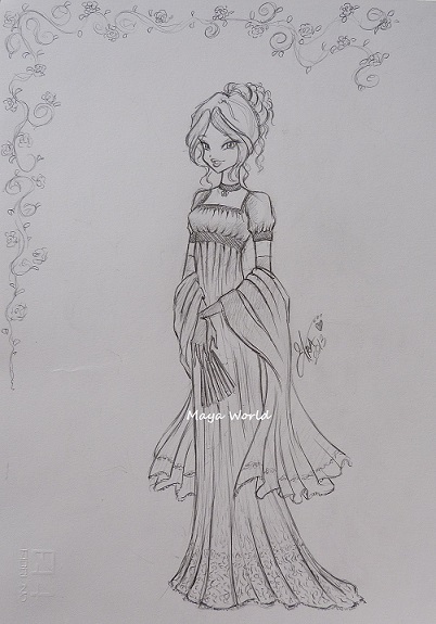 Winx Flora - Regency Style Dress