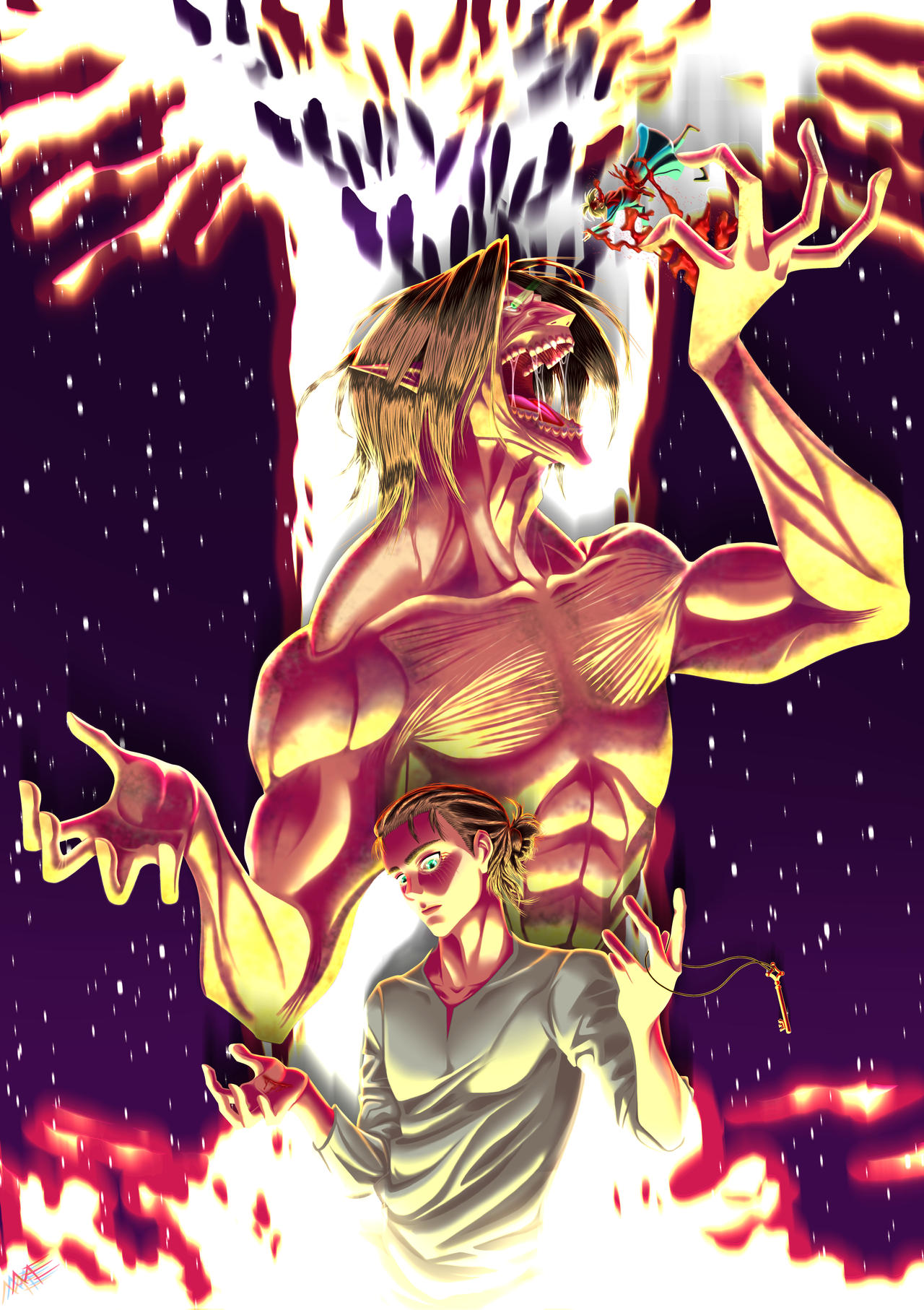 Eren - Attack Titan - Shingeki no Kyojin