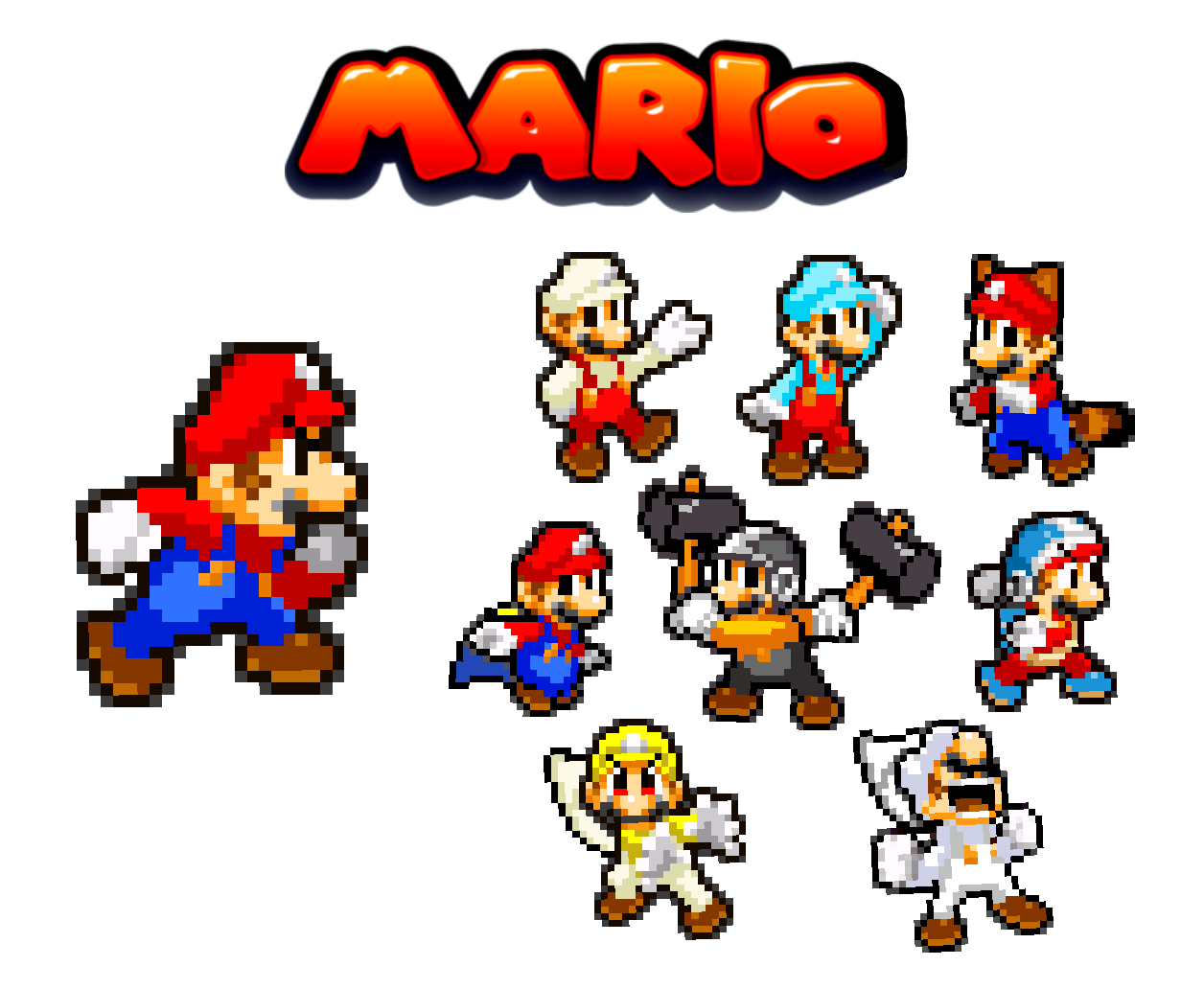 Mario's Forms by ASB2010 on DeviantArt