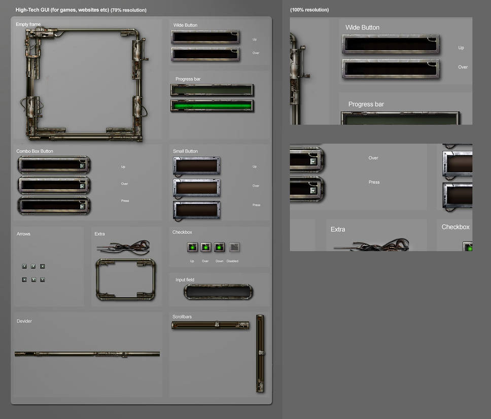 High Tech GUI by karsten on DeviantArt