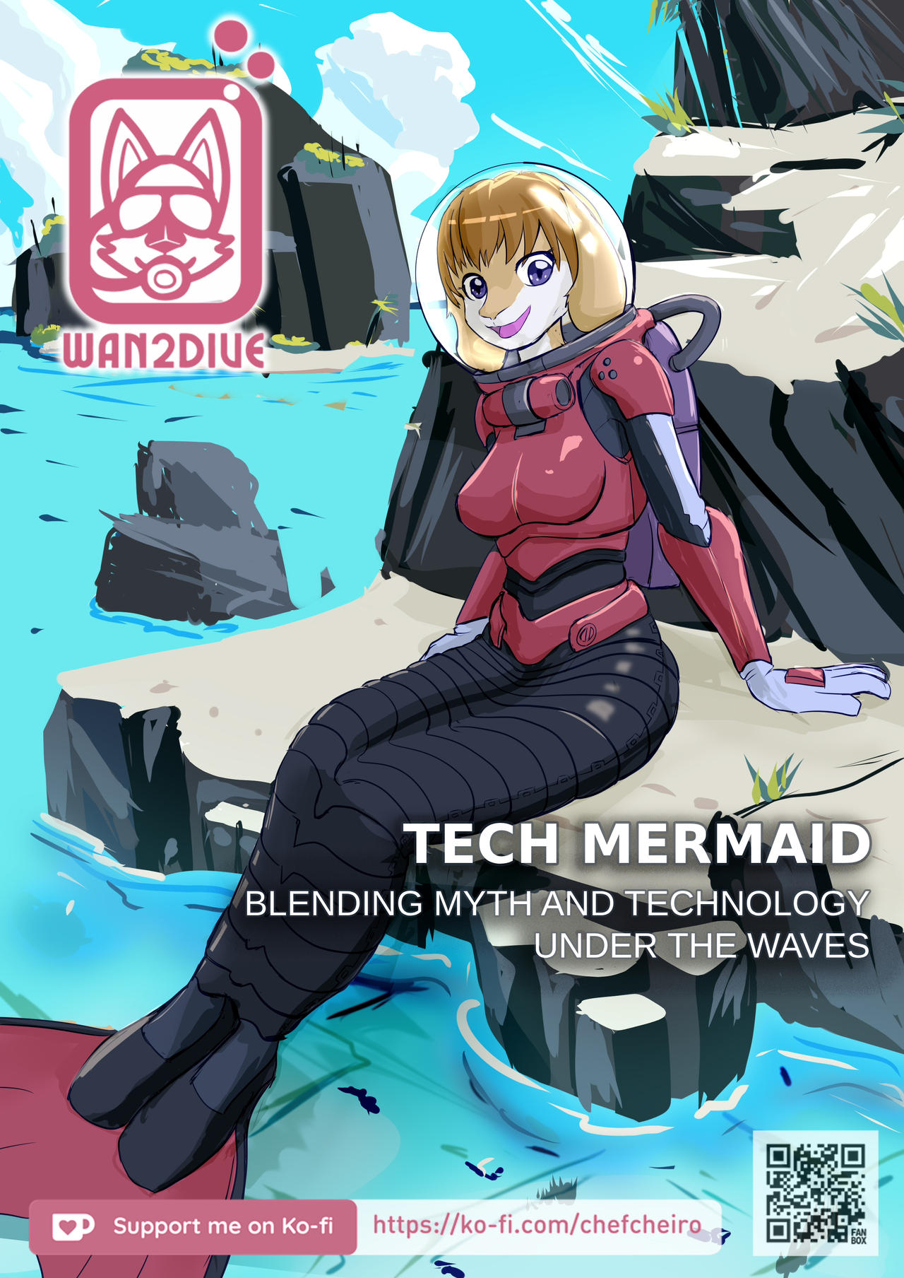 Mermaid Tech Tech Mermaid by chefcheiro on DeviantArt