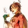 Tim Drake with Duck