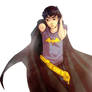 Damian with Batcape