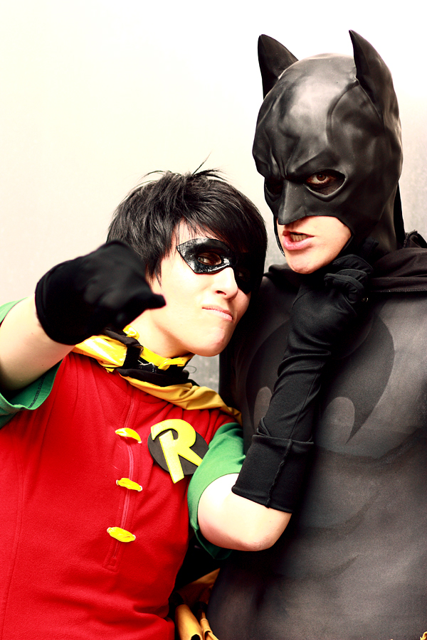 Batman and Robin cosplay