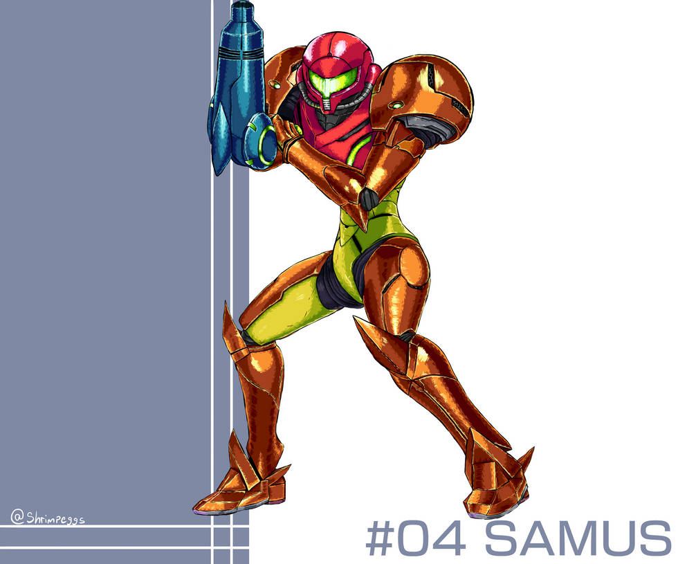 Simple Samus #04 SAMUS by Shrimpeggss on DeviantArt