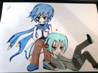 Kaito and Mikuo