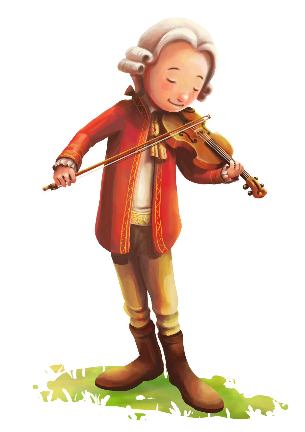Mozart playing deals violin