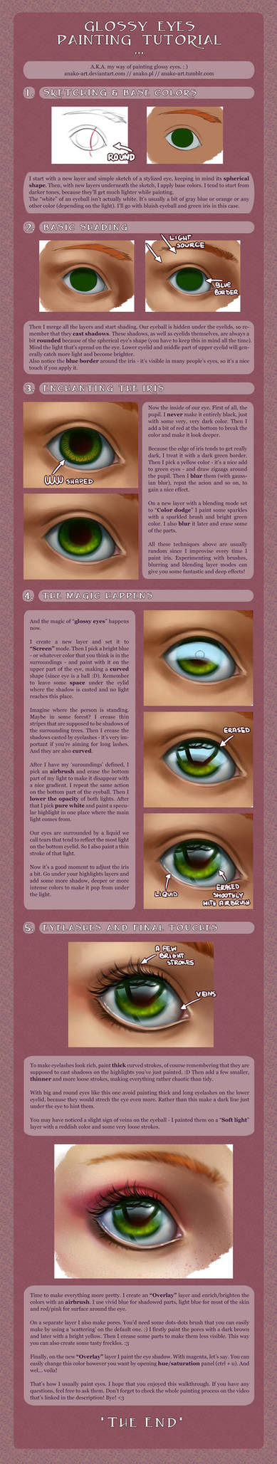 glossy eye tutorial - with a VIDEO! (edit!) by Anako-ART