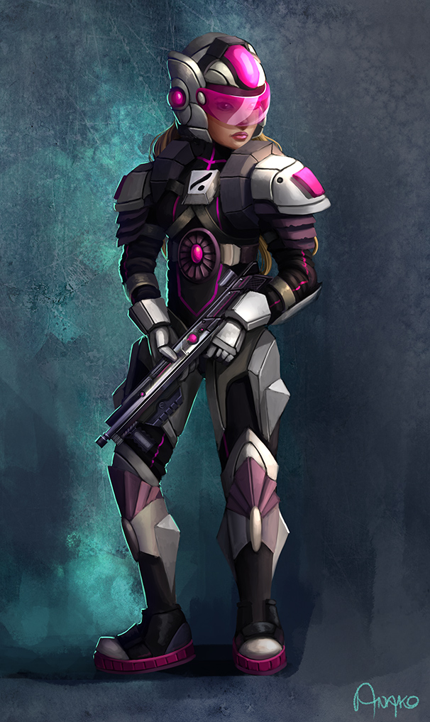 Scifi girl concept by Anako-ART