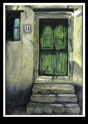 Door - Oil painting