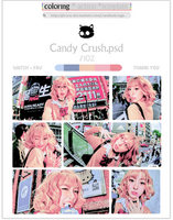 PSD #102 - Candy Crush By Mila