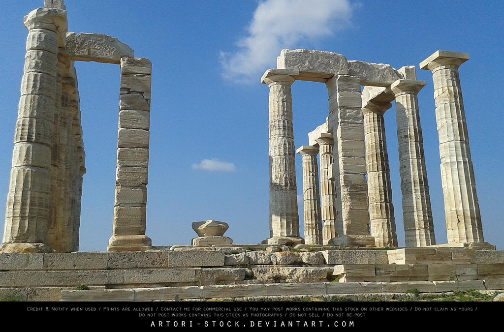 Ancient greek temple 02 by artori-stock Ancient greek temple 02 by artori-stock