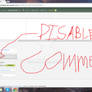 How to disable comments