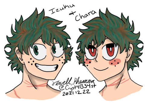 Midoriya and Dreemurr Headshot