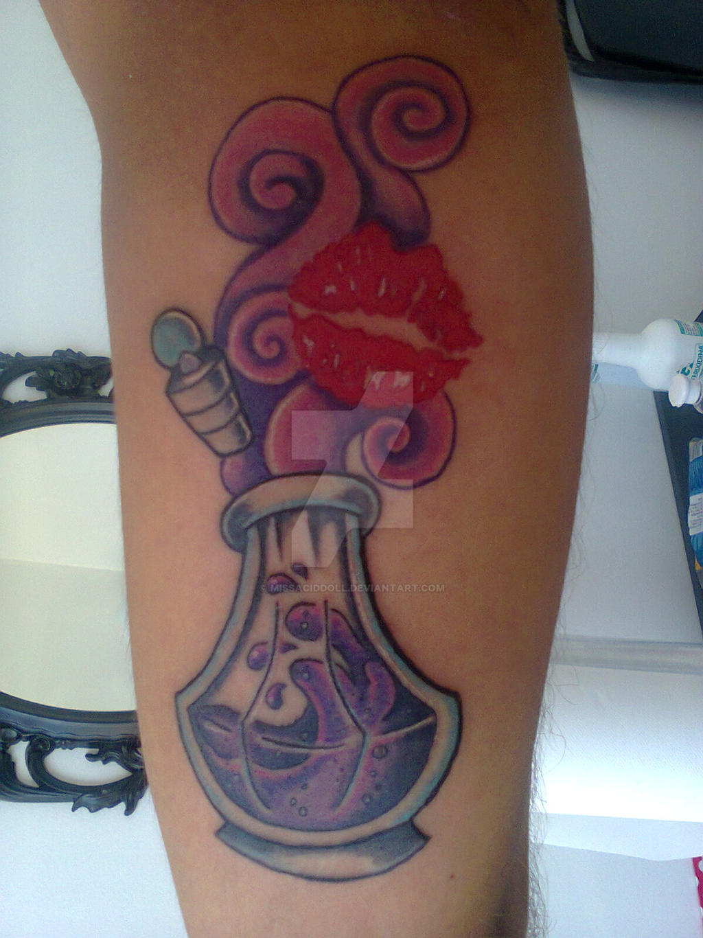 love potion tattoo by MissAcidDoll on DeviantArt