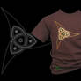 Norse Triquetra on Dark Chocolate T-shirt