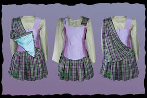 Pink and Purple Tartan Irish Dance Solo Dress