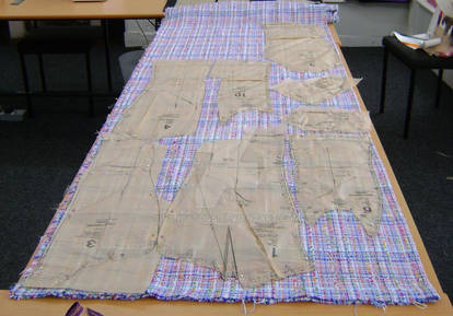 Cutting Out for City and Guilds Jacket