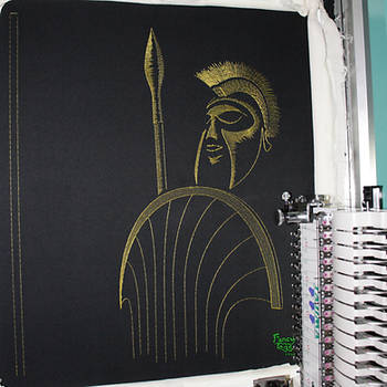 WIP Sneak Peek - Embroidered Wall Hanging